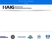 Tablet Screenshot of haiggraphics.com